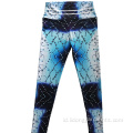 Printing Pinggang Tinggi Spandex Kustom Yoga Celana Legging